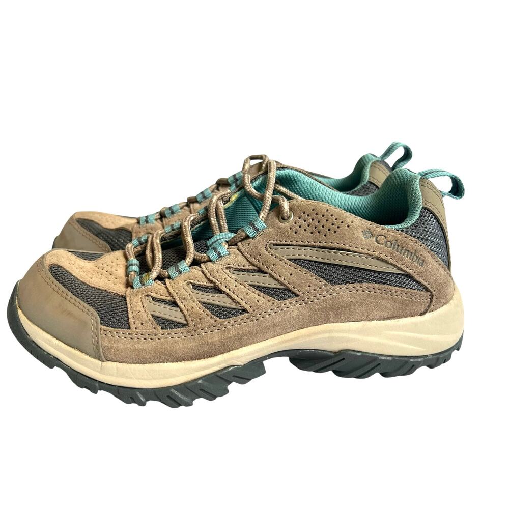 Columbia Women’s Hiking Shoes BL4595-055 Size 7 Trail Outdoor Brown Teal